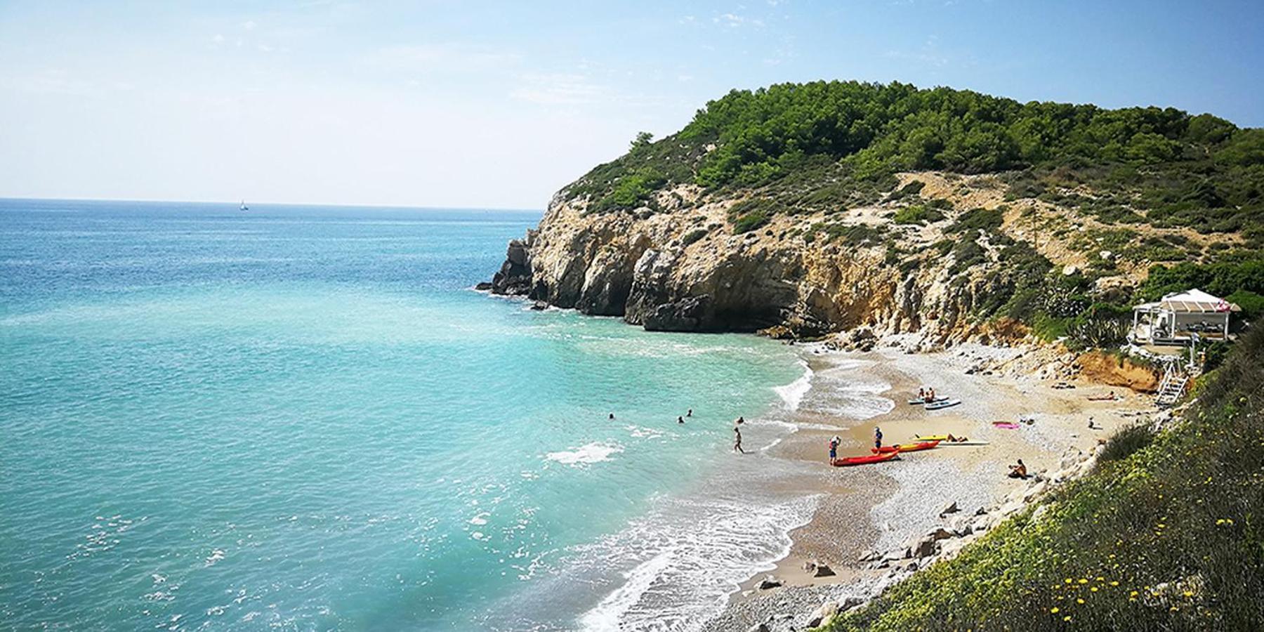 New Beside Sitges With Pool Beside Beach Vilanova i la Geltrú Exteriör bild